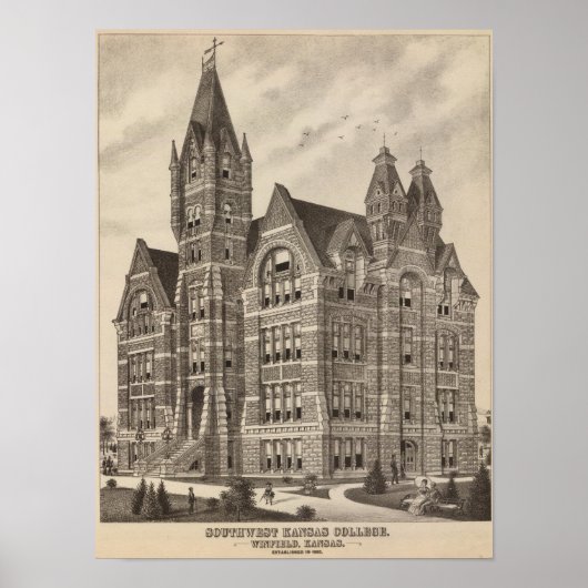 Uni Südwestkansas, Winfield, Kansas Poster (Vorne)