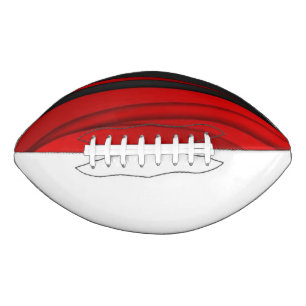 Uni Team Colors Red/Black/White Football