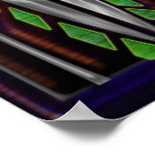 Uni Tech oder High School Graduate Print Poster (Ecke)