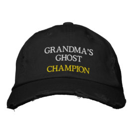 Uni trinken Game GRANDMA'S GHOST CHAMP Bestickte Baseballkappe