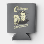 Uni: Trinken Sie vor 9.00 Uhr Dosenkühler (Vorderseite)