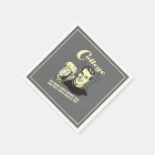 Uni: Trinken Sie vor 9.00 Uhr Serviette (Ecke)