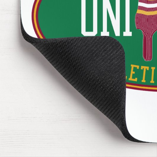 Uni Uhr Mousepad (Alternative) (Ecke)