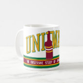 Uni Uhr-Tasse Kaffeetasse (Vorderseite Links)