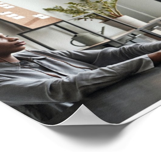 Uni und Beruf (Matte) Poster (Ecke)