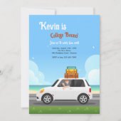 Uni und männliche Einladung (Vorderseite)