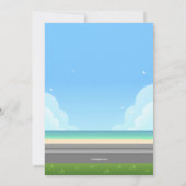 Uni und männliche Einladung (Rückseite)