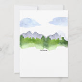 Uni und Party Einladung (Rückseite)