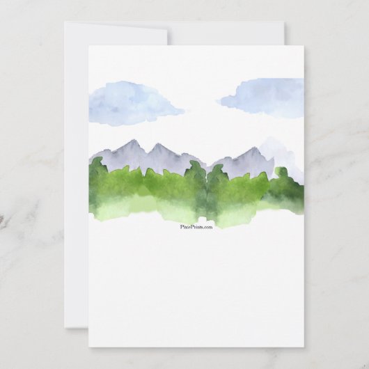 Uni und Party Einladung (Rückseite)