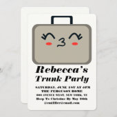 Uni und Trunk-Party Einladung (Vorne/Hinten)