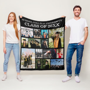 Uni Universität Abschluss Foto Fleecedecke
