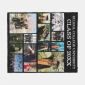 Uni Universität Abschluss Foto Fleecedecke (Vorderseite (Horizontal))