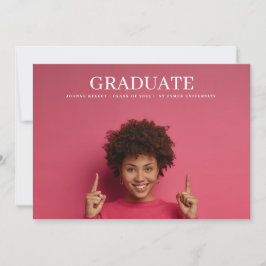 Uni University 2 Foto Classic Graduate Ankündigung