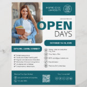 Uni University Open Day Marketing Business Flyer (Vorne)
