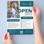 Uni University Open Day Marketing Business Flyer (Hand)