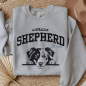 Uni Varsity Australian Shepherd Mama Dog Lover Sweatshirt