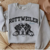 Uni Varsity Script Rottweiler Mama Dog Lover Sweatshirt