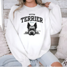 Uni Varsity Script Scottish Terrier Mama Sweatshirt