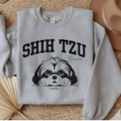 Uni Varsity Script Shih Tzu Mama Dog Lover Sweatshirt