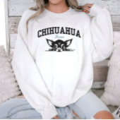 Uni Varsity Style Script Chihuahua Mama Sweatshirt