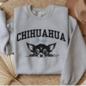 Uni Varsity Style Script Chihuahua Mama Sweatshirt