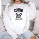 Uni Varsity Style Script Corgi Mama Sweatshirt