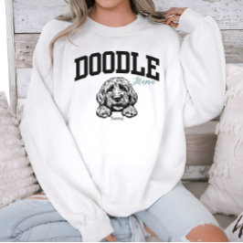 Uni Varsity Style Script Doodle Mama Sweatshirt