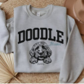 Uni Varsity Style Script Doodle Mama Sweatshirt