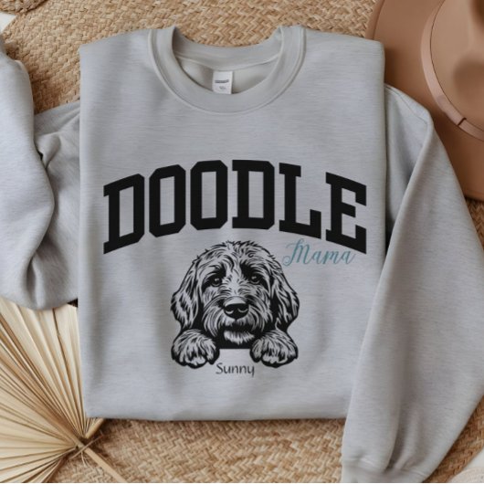 Uni Varsity Style Script Doodle Mama Sweatshirt