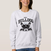 Uni Varsity Style Script French Bull Dog Mama Sweatshirt (Vorderseite)