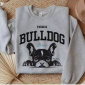 Uni Varsity Style Script French Bull Dog Mama Sweatshirt