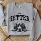Uni Varsity Style Script Irish Setter Mama Sweatshirt