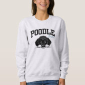Uni Varsity Style Script Poodle Mama Sweatshirt (Vorderseite)