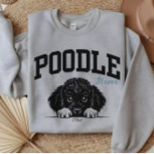 Uni Varsity Style Script Poodle Mama Sweatshirt