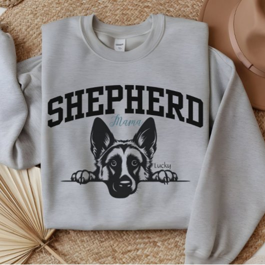 Uni Varsity Style Script Shepherd Mama Sweatshirt