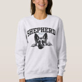 Uni Varsity Style Script Shepherd Mama Sweatshirt (Vorderseite)
