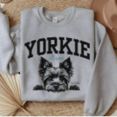 Uni Varsity Style Script Yorkie Mama Sweatshirt