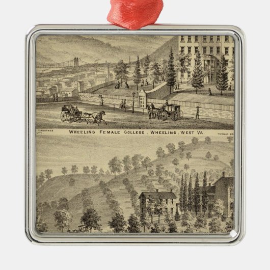 Uni von Frauen, Räder Ornament Aus Metall (Vorne)