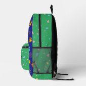 Uni von Navy Green Pet Paws Bedruckter Rucksack (Rechts)