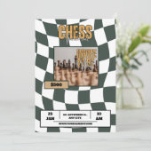 Uni von Schachturnieren Einladung (Stehend Vorderseite)