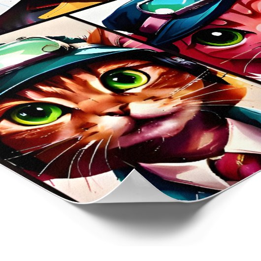 Uni von Tabbykindern Poster (Ecke)