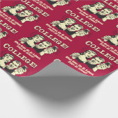 Uni: Was in der Schule Bleibe Geschenkpapier (Ecke)