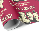 Uni: Was in der Schule Bleibe Geschenkpapier (Rolleneckpunkt)