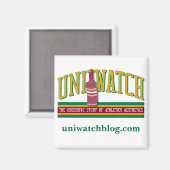 Uni Watch Magnet (Vorderseite/Rückseite)