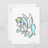 Uni White Postkarte (Vorne/Hinten)