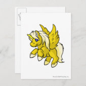 Uni Yellow Postkarte (Vorne/Hinten)