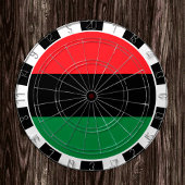 Unia Dartboard & Pan African Flag Darts Dart / Spi Dartscheibe