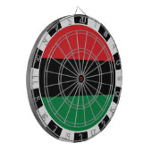 Unia Dartboard & Pan African Flag Darts Dart / Spi Dartscheibe (Vorderseite Links)
