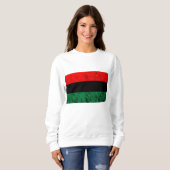 UNIA Flag Pan African Freedom Roots Black Liberati Sweatshirt (Vorne ganz)