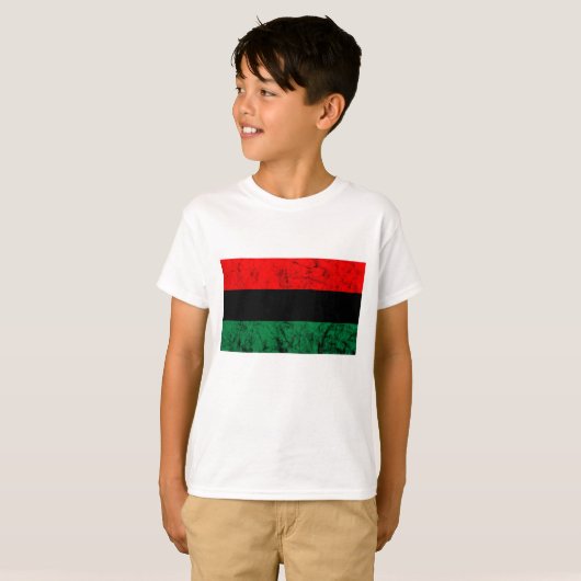 UNIA Flag Pan African Freedom Roots Black Liberati T-Shirt (Vorne ganz)